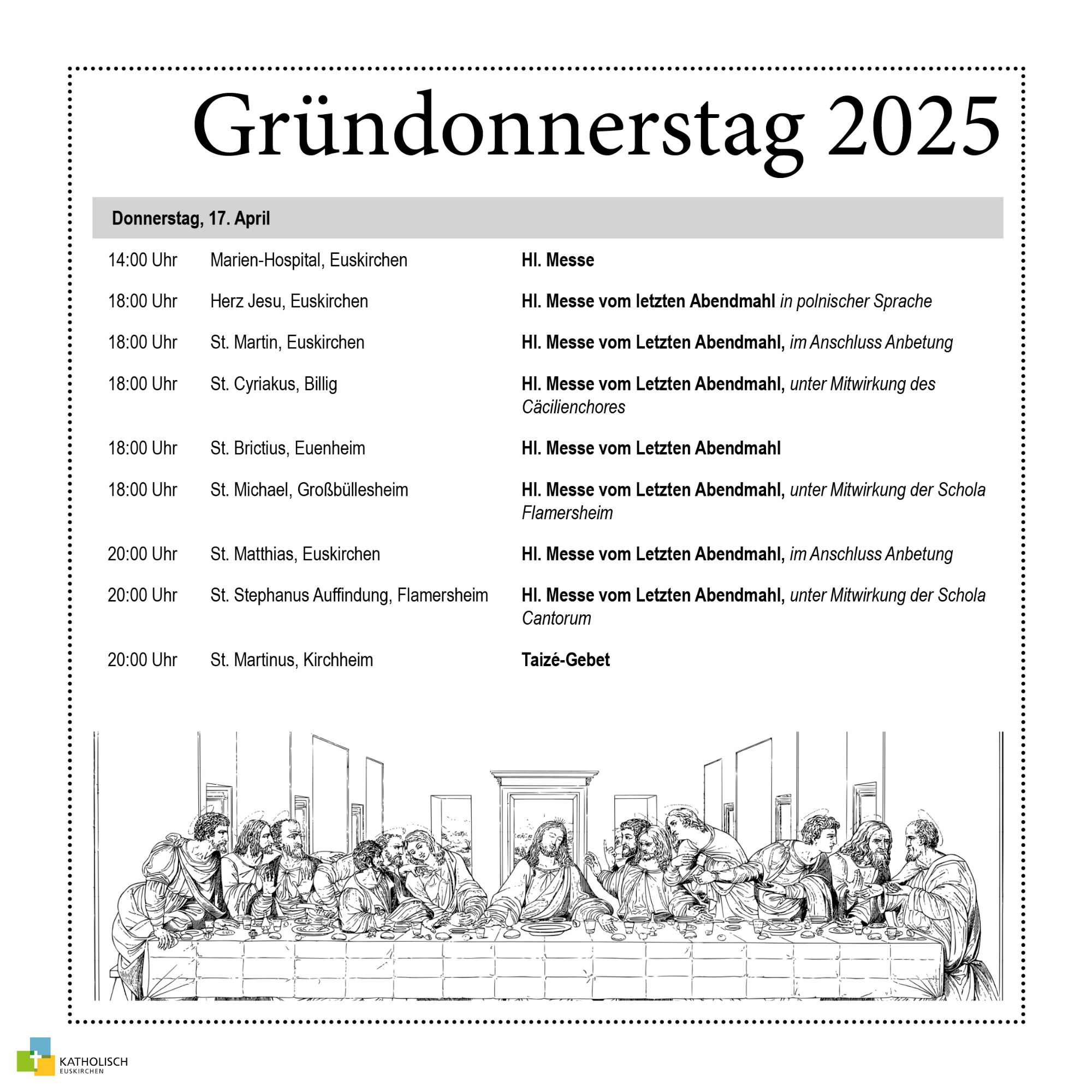 Gründonnerstag 2025
