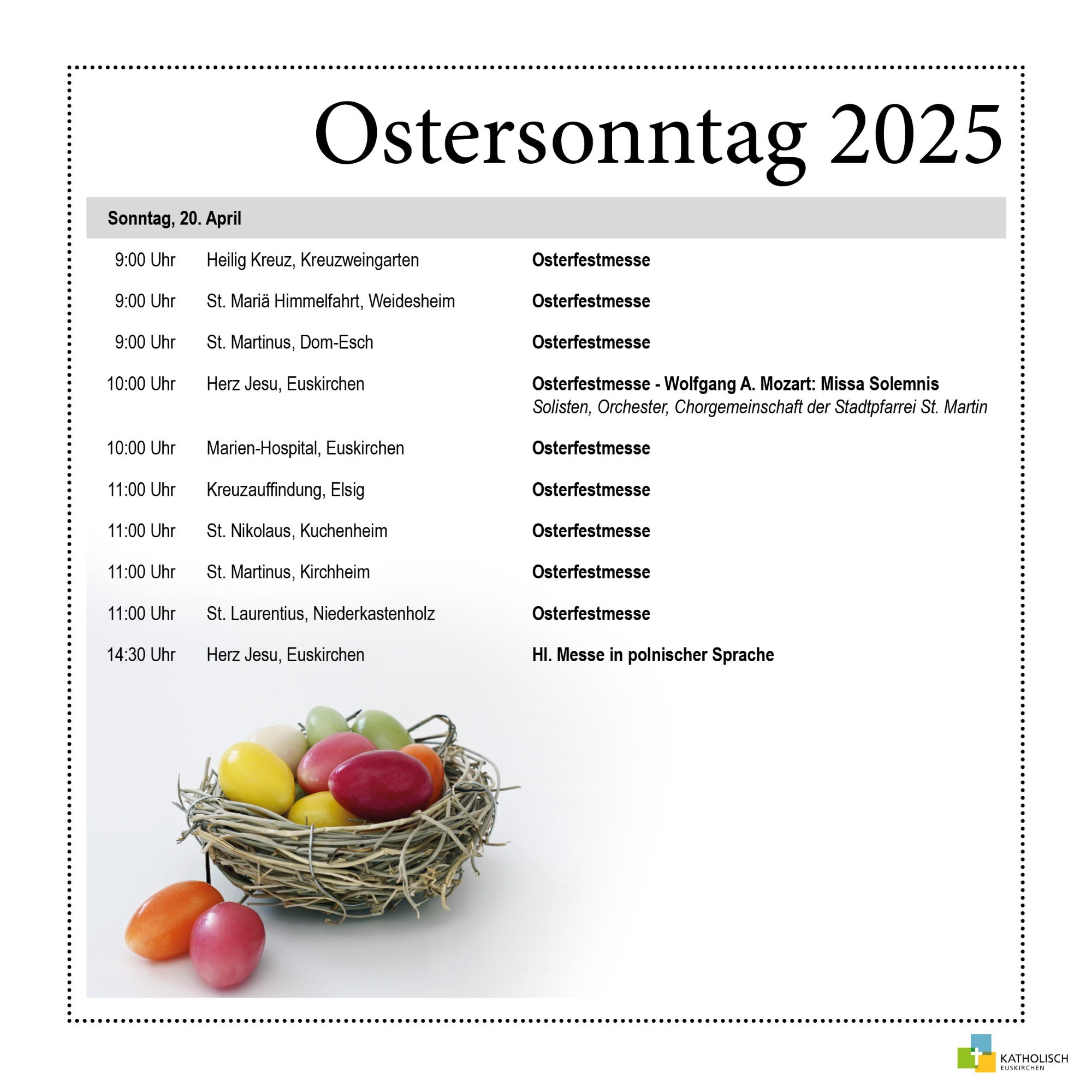 Ostersonntag 2025