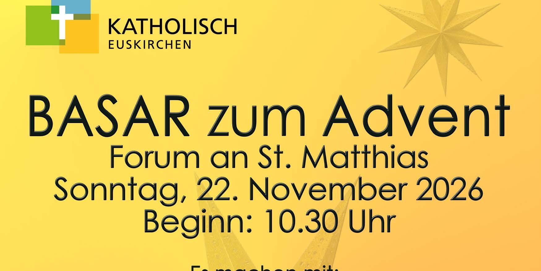 Basar Matthias 2026 Flyer A5