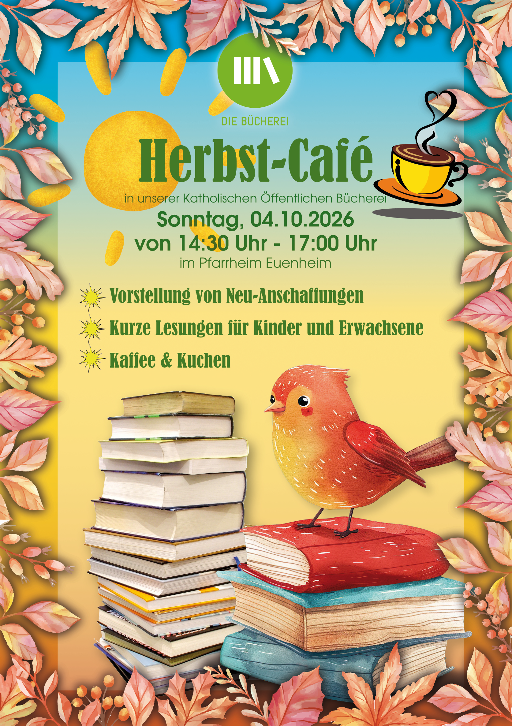 BüchereiEuenheim_Doppel-Flyer Herbst-Cafe_2026
