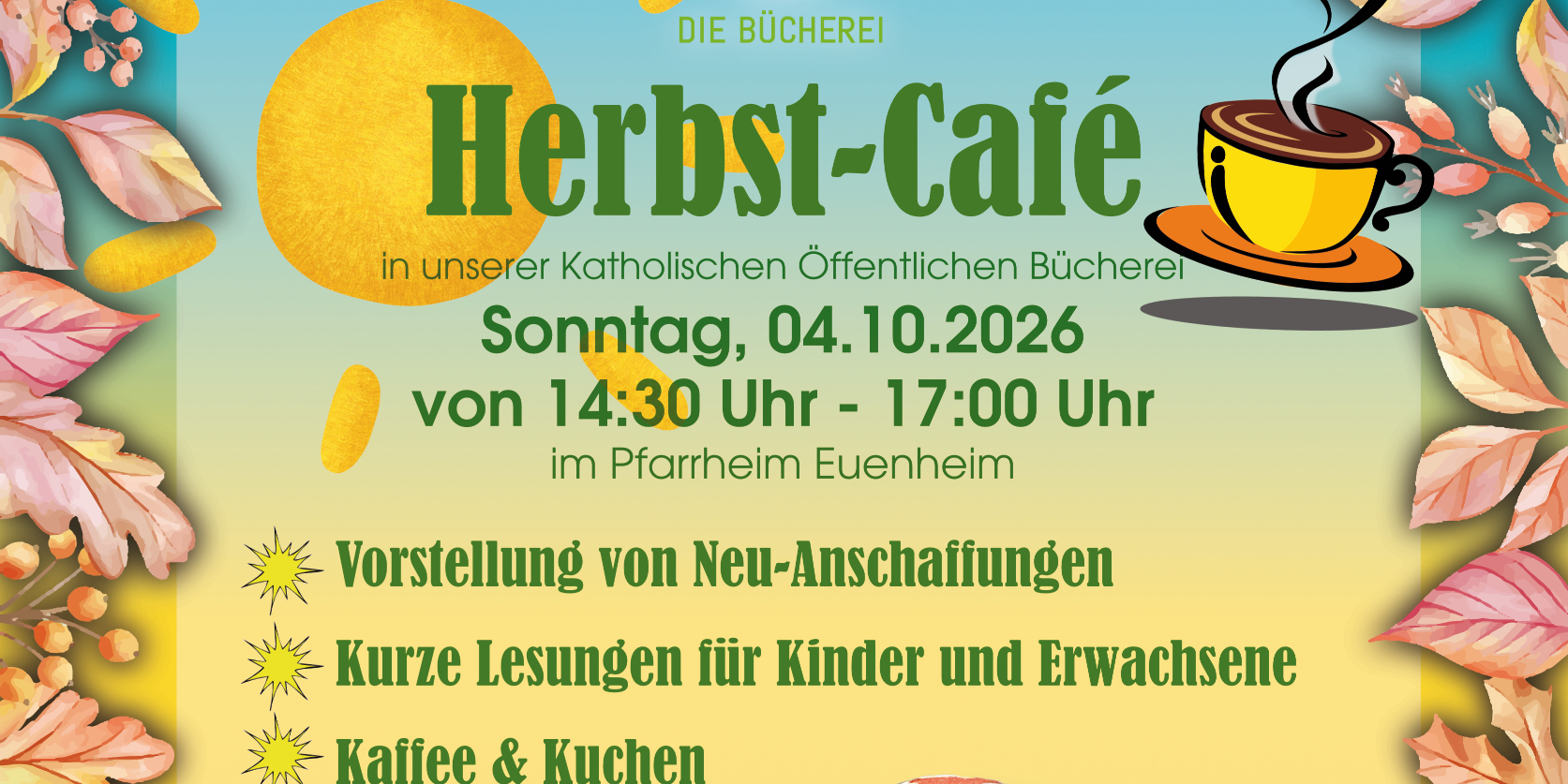 BüchereiEuenheim_Doppel-Flyer Herbst-Cafe_2026