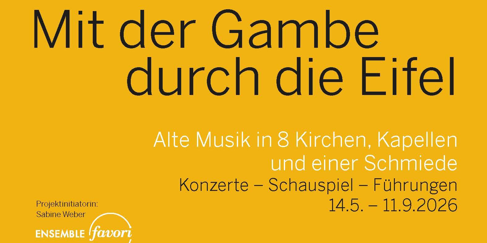 Mit der Gambe durch die Eifel