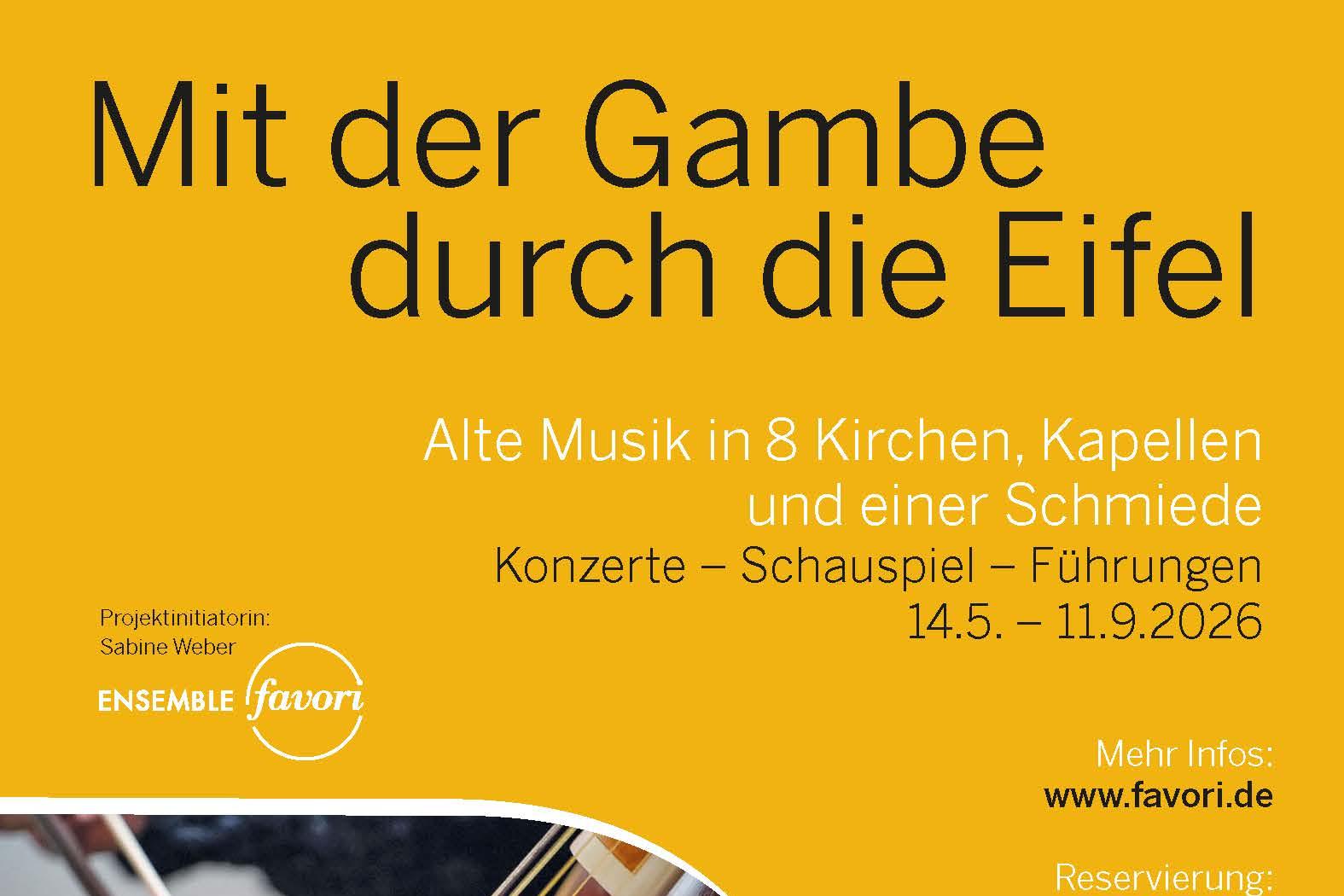Mit der Gambe durch die Eifel