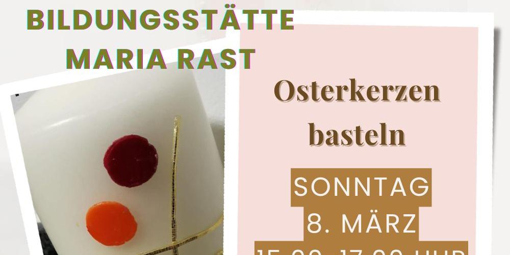 Osterkerzen basteln
