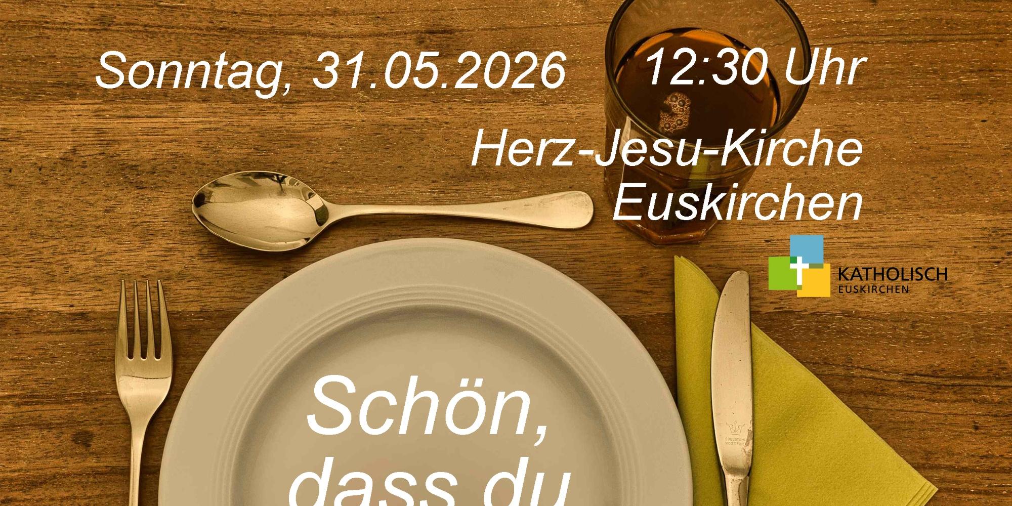 Essen mit Bedürftigen - Schön dass du da bist - Poster Helfer_Mai2026