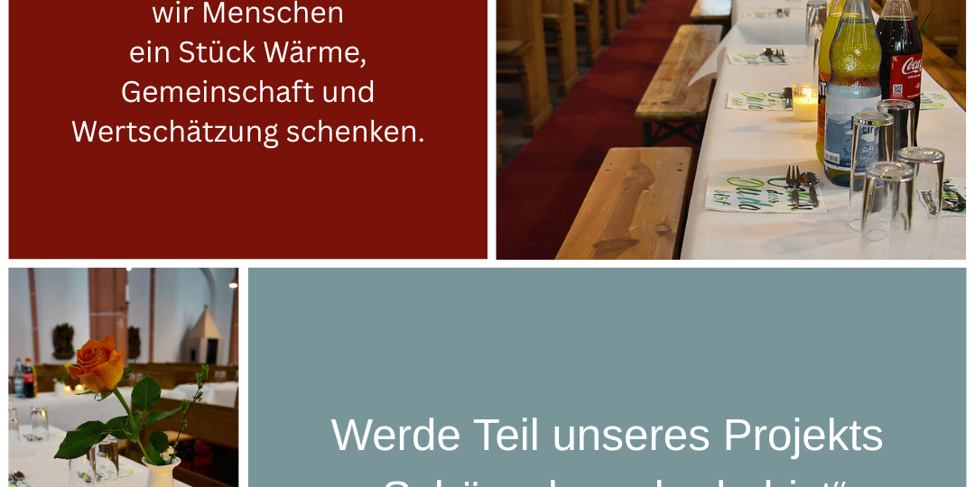 Werde Teil unseres Projekts „Schön, dass du da bist“