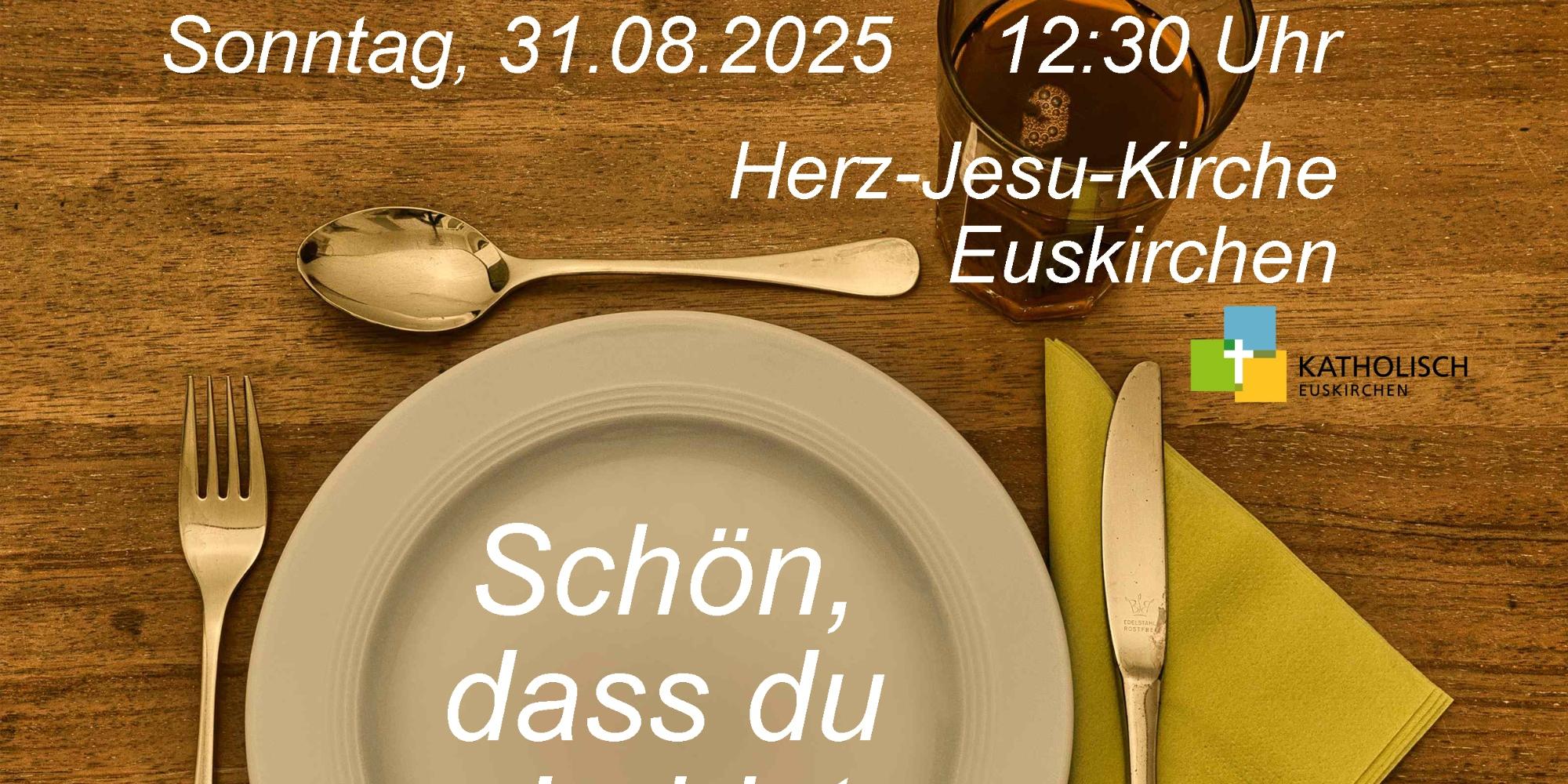 Essen mit Bedürftigen - Schön dass du da bist