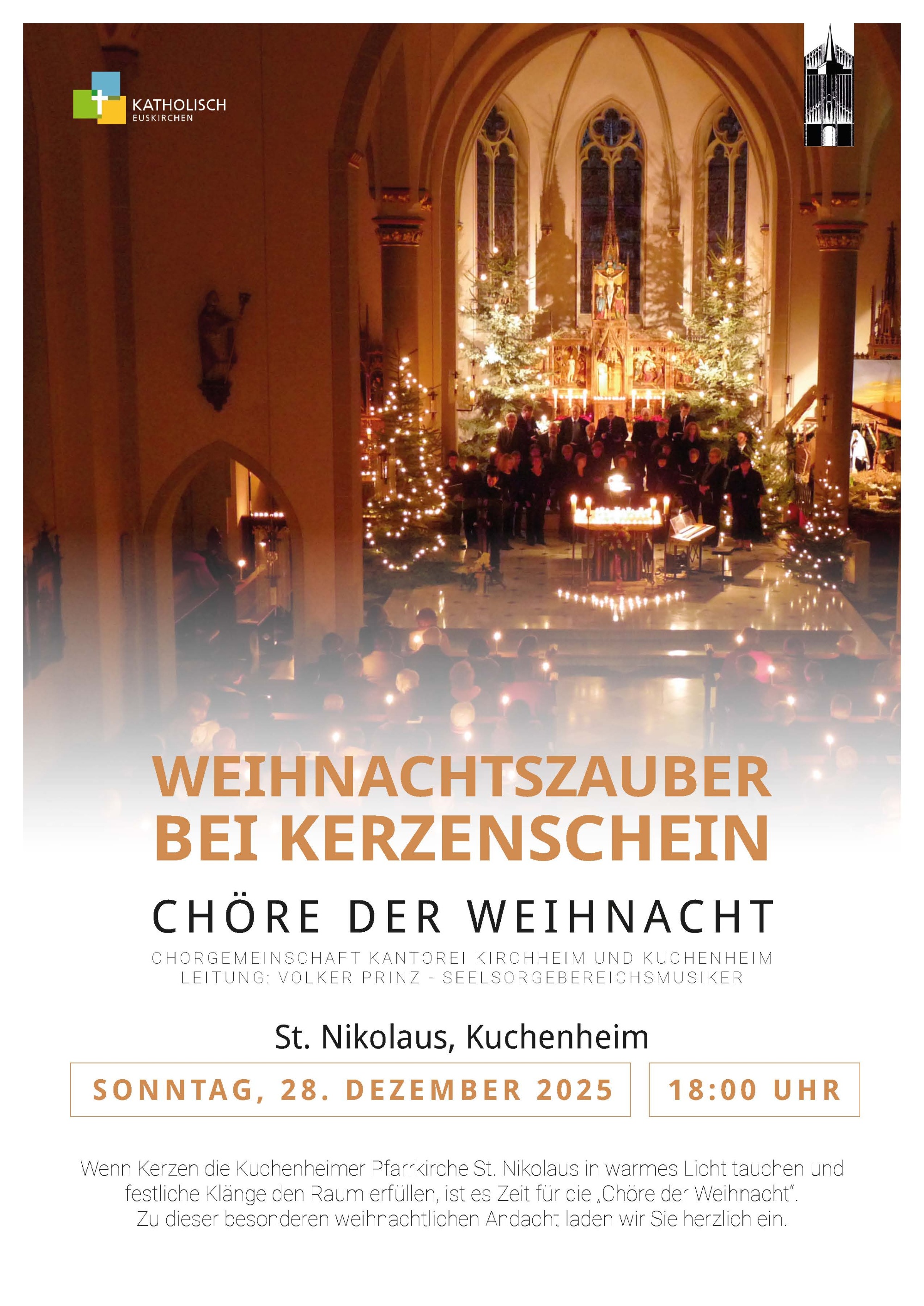 Weihnachtszauber bei Kerzenschein