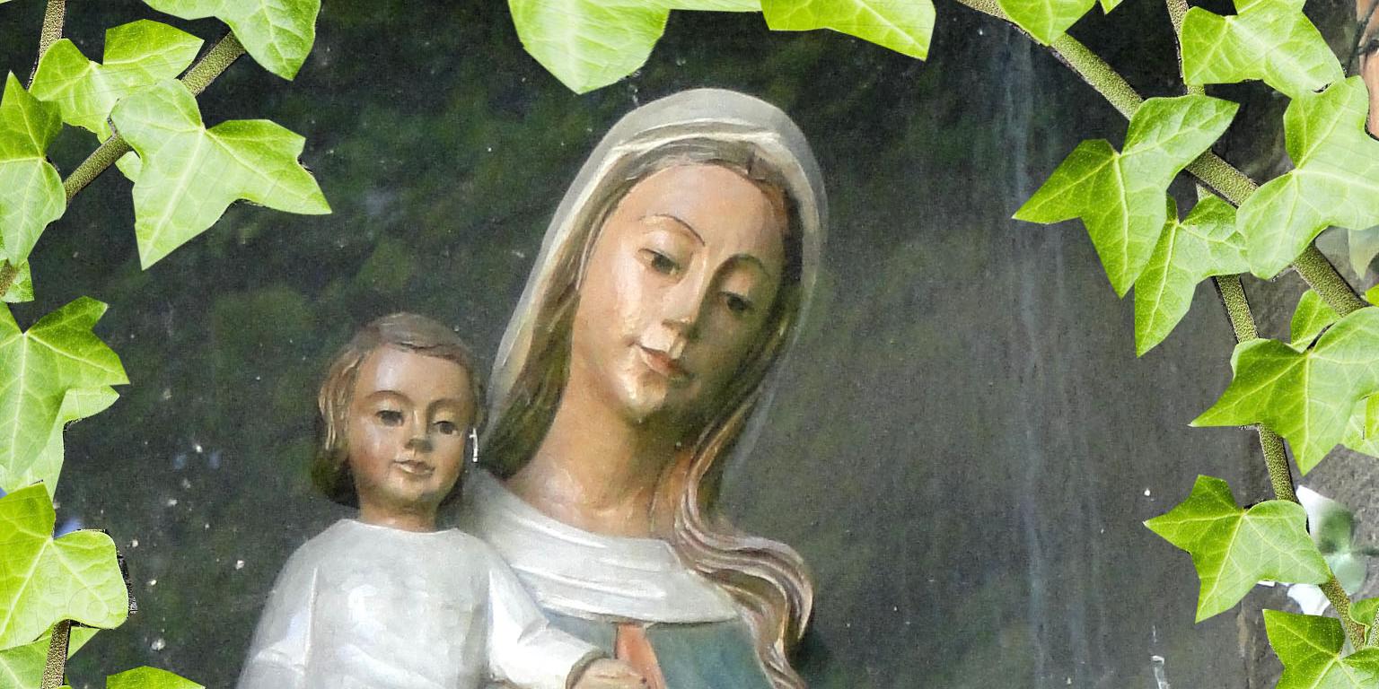 Bild Madonna mit Efeu