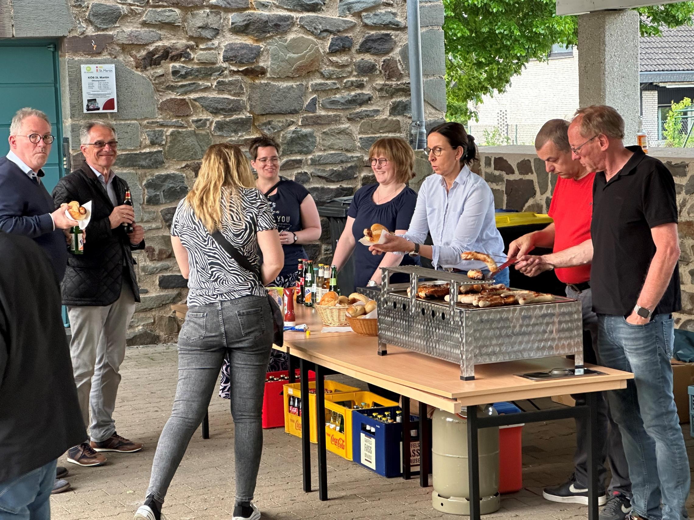 Grillen für Kpl. Valentin