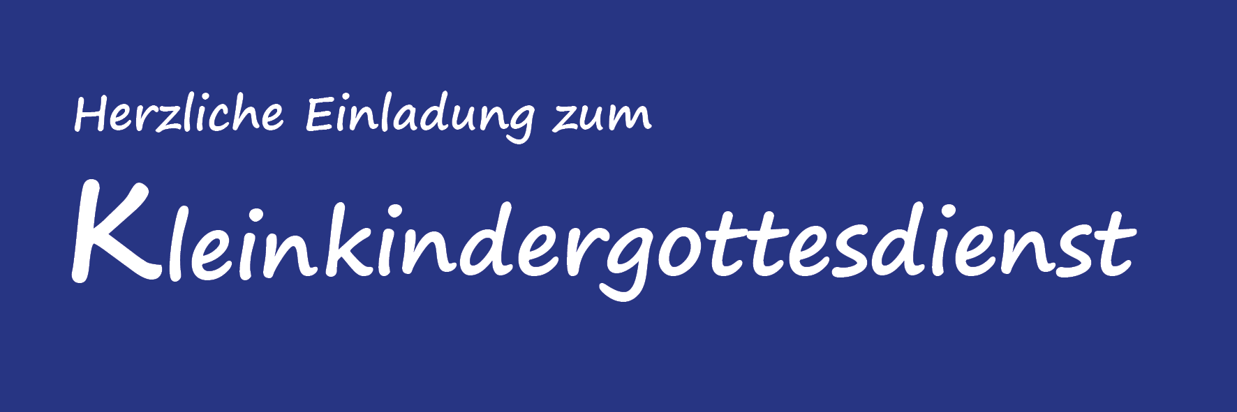 Kleinkindergottesdienst