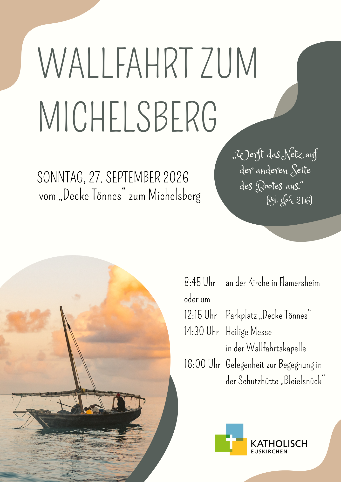 Wallfahrt zum Michelsberg 27. September 2026