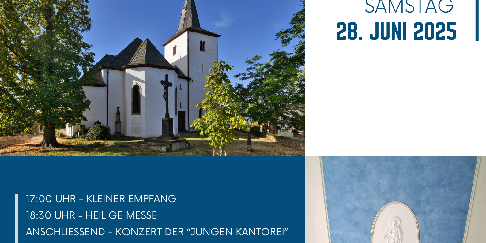 Plakat - Wiedereröffnung St. Stephanus Roitzheim
