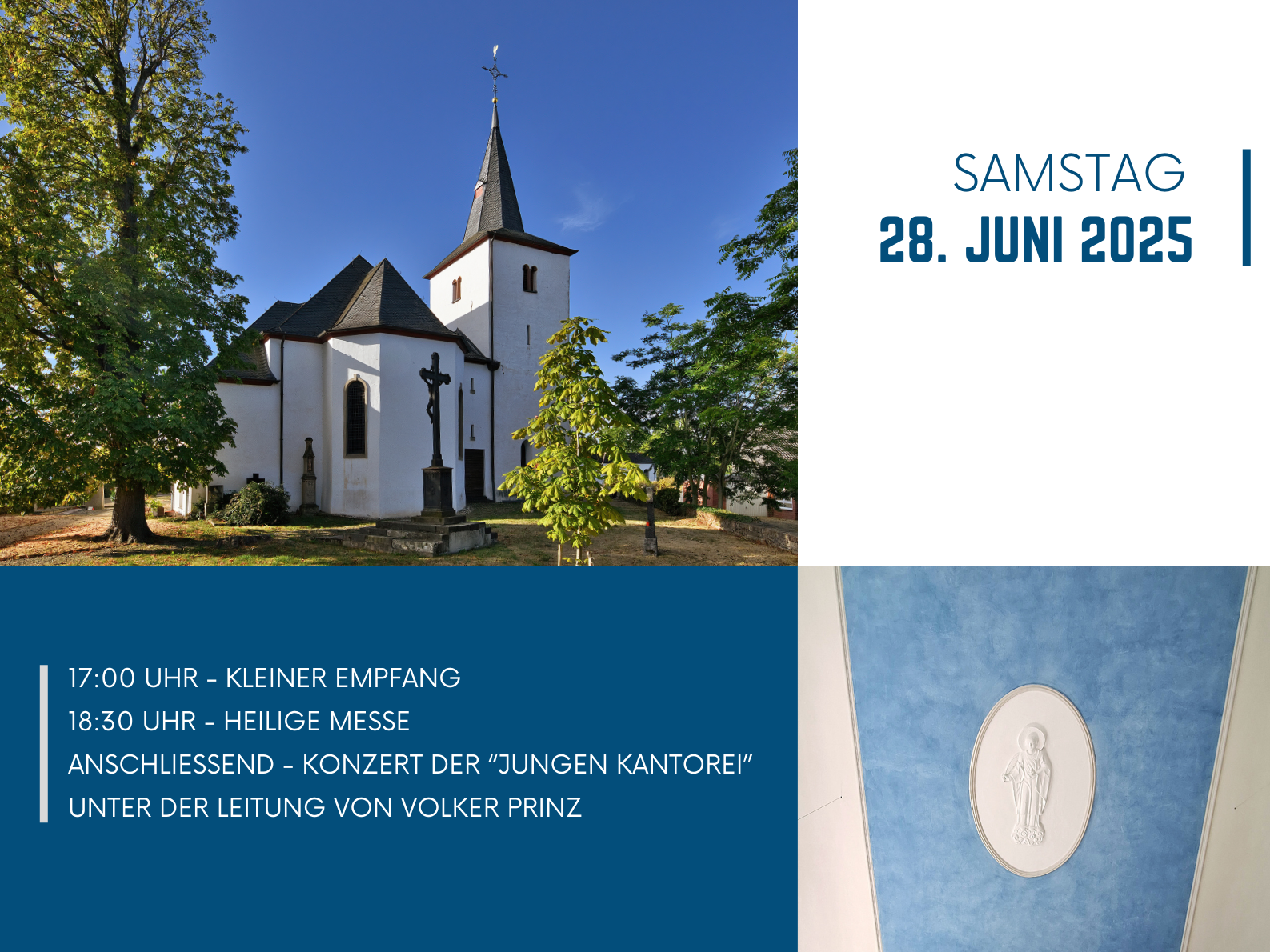 Plakat - Wiedereröffnung St. Stephanus Roitzheim
