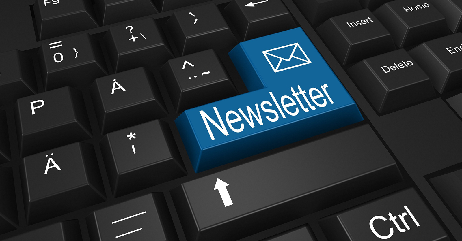 Tastatur mit Newslettertaste